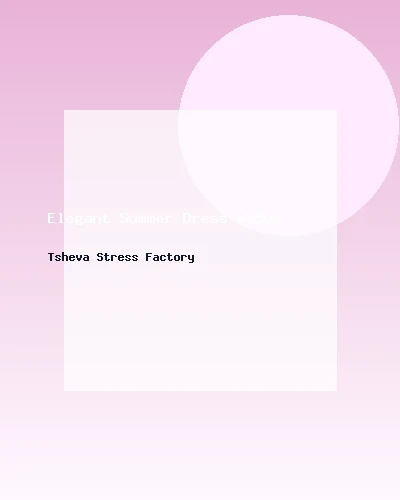 فستان صيفي أنيق #5560