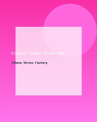 فستان صيفي أنيق #85