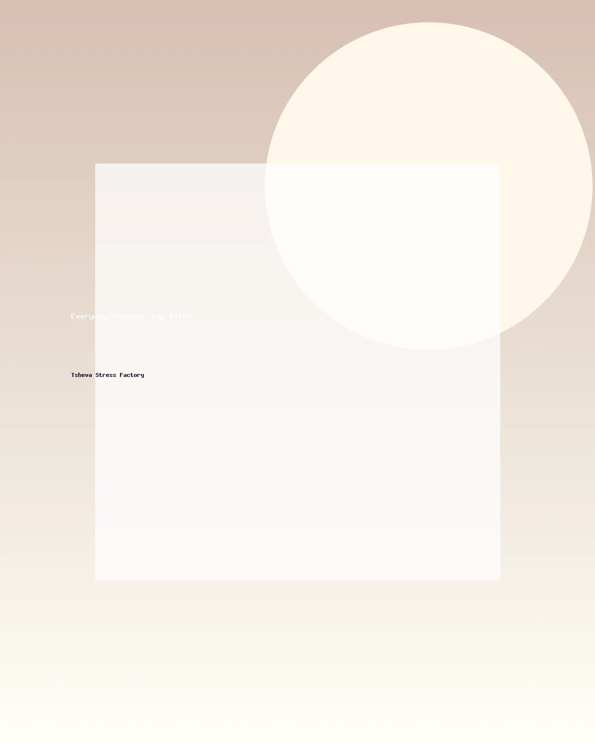 حقيبة كتف عملية #1102