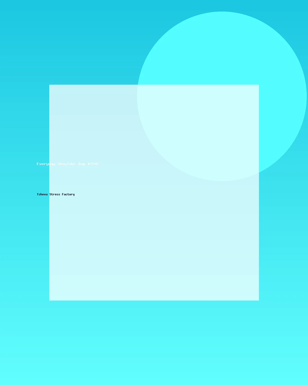 حقيبة كتف عملية #1542