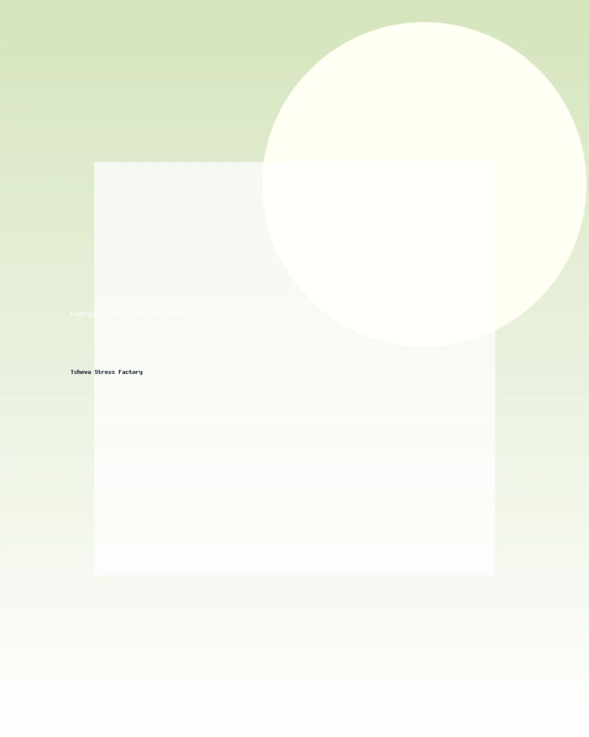 حقيبة كتف عملية #2982