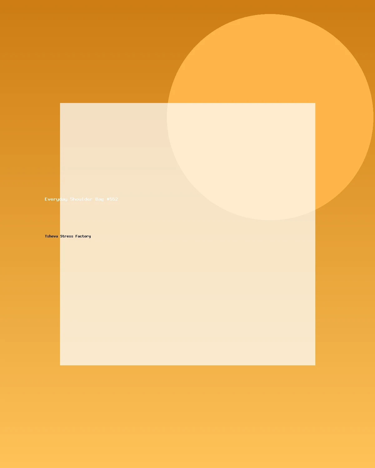 حقيبة كتف عملية #552