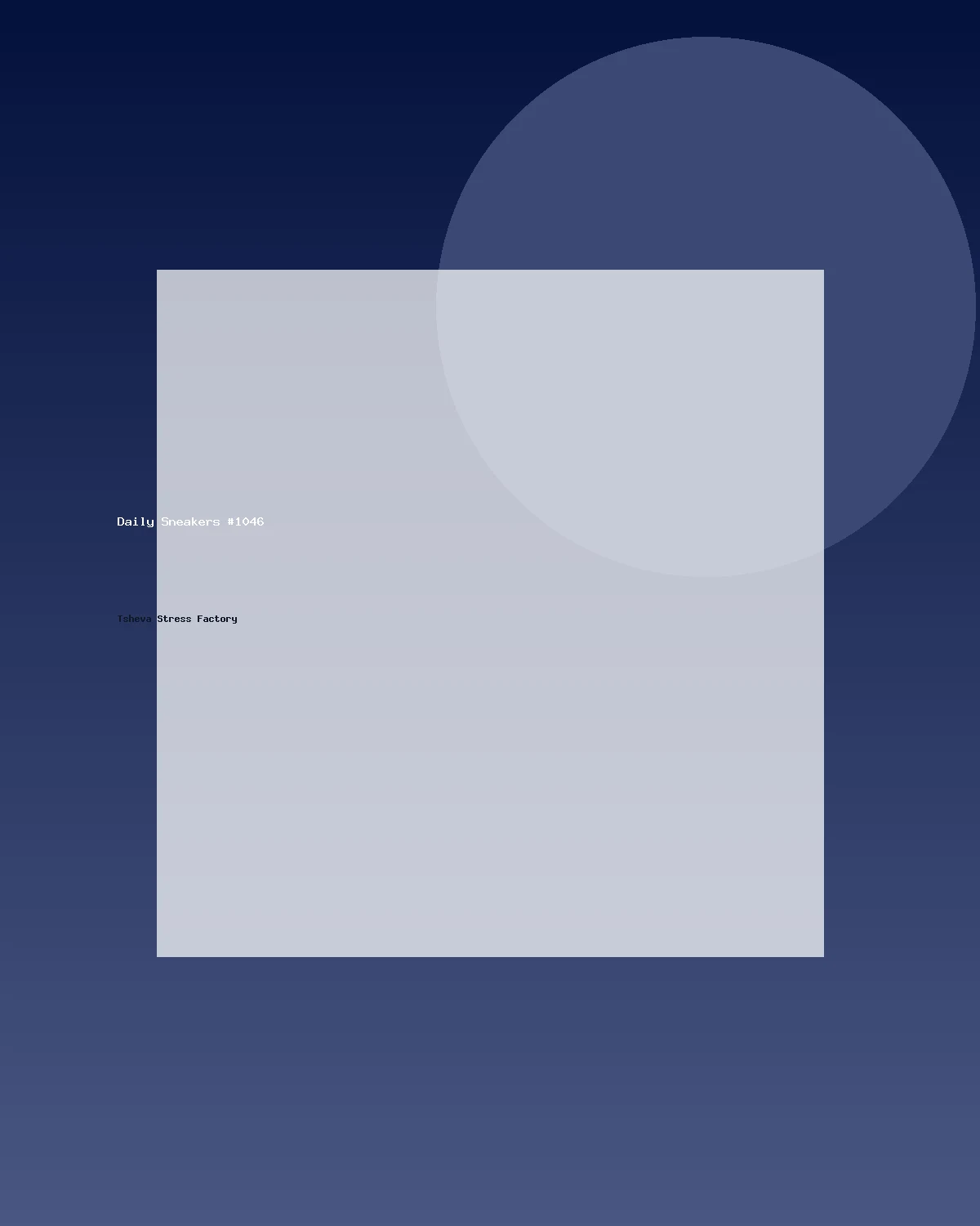 حذاء رياضي يومي #1046
