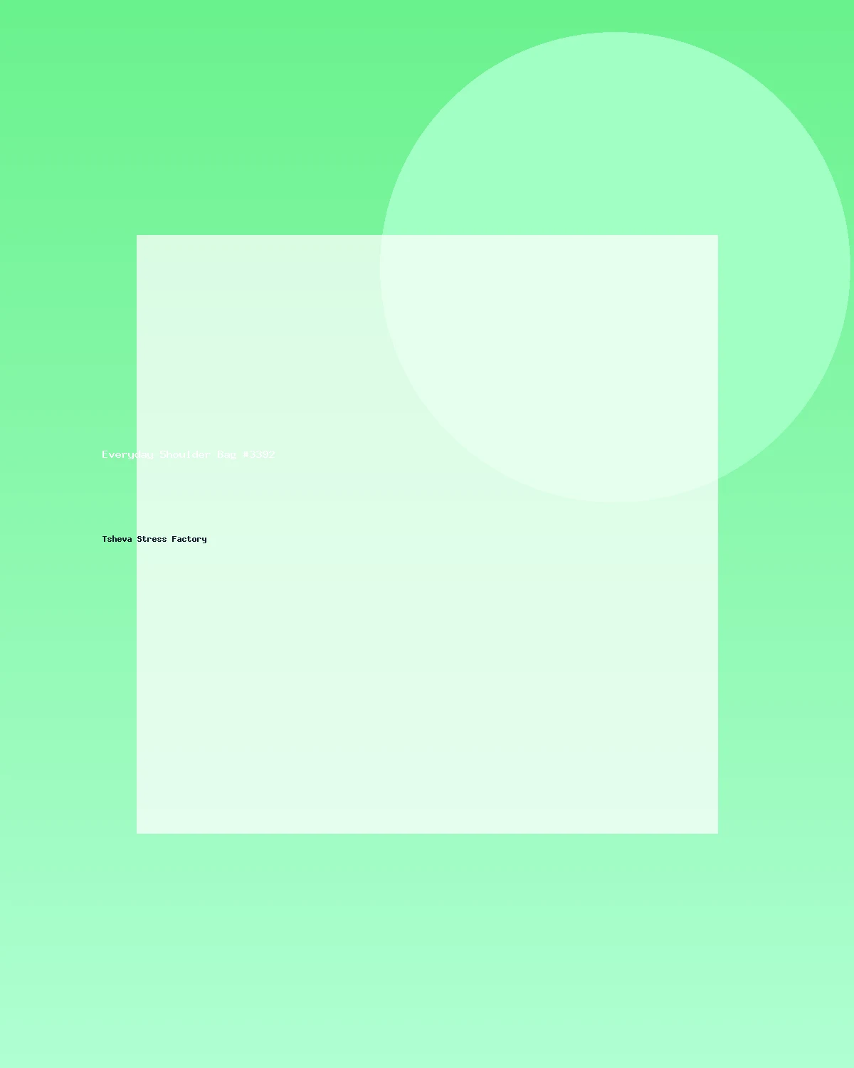 حقيبة كتف عملية #3392