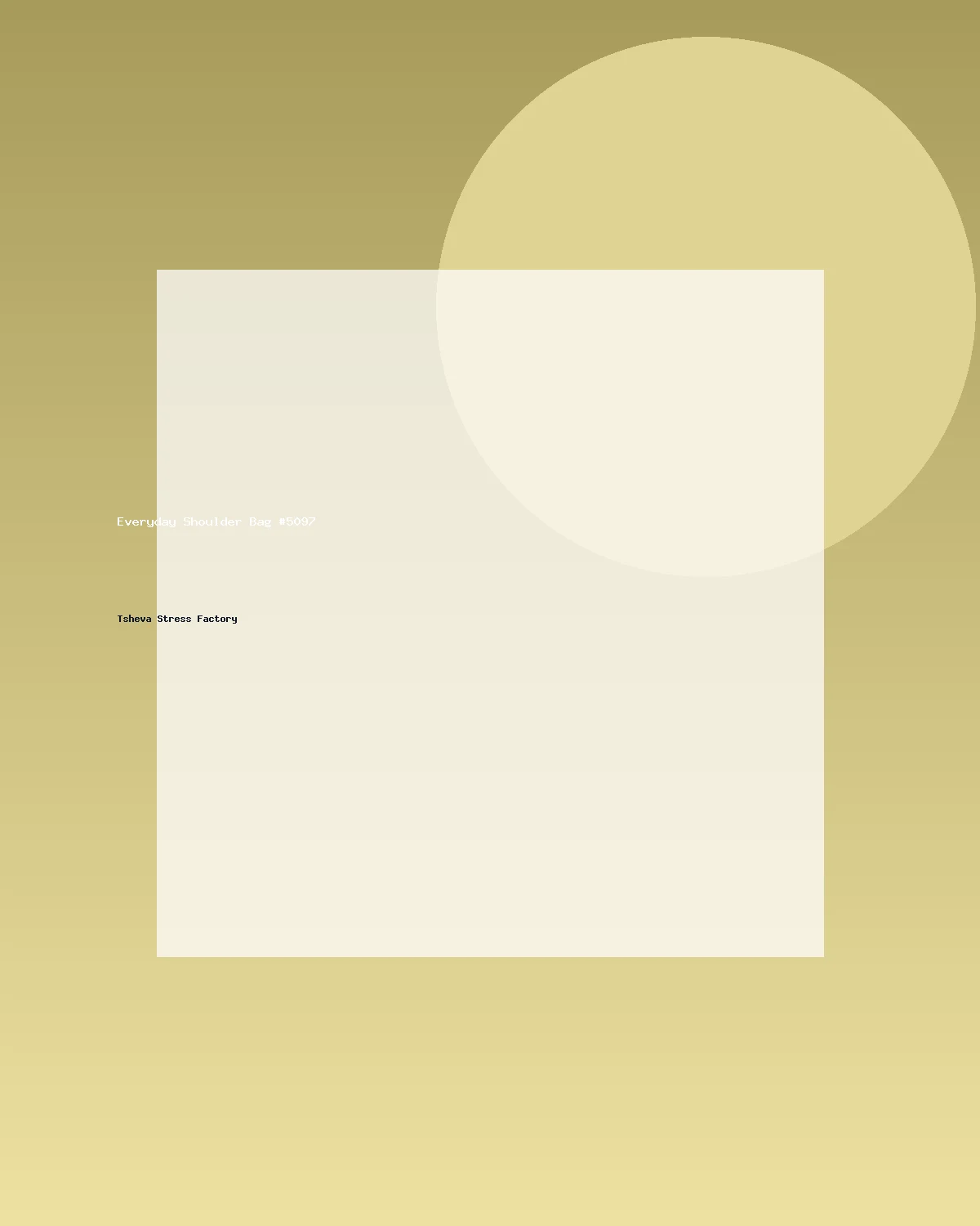 حقيبة كتف عملية #5097