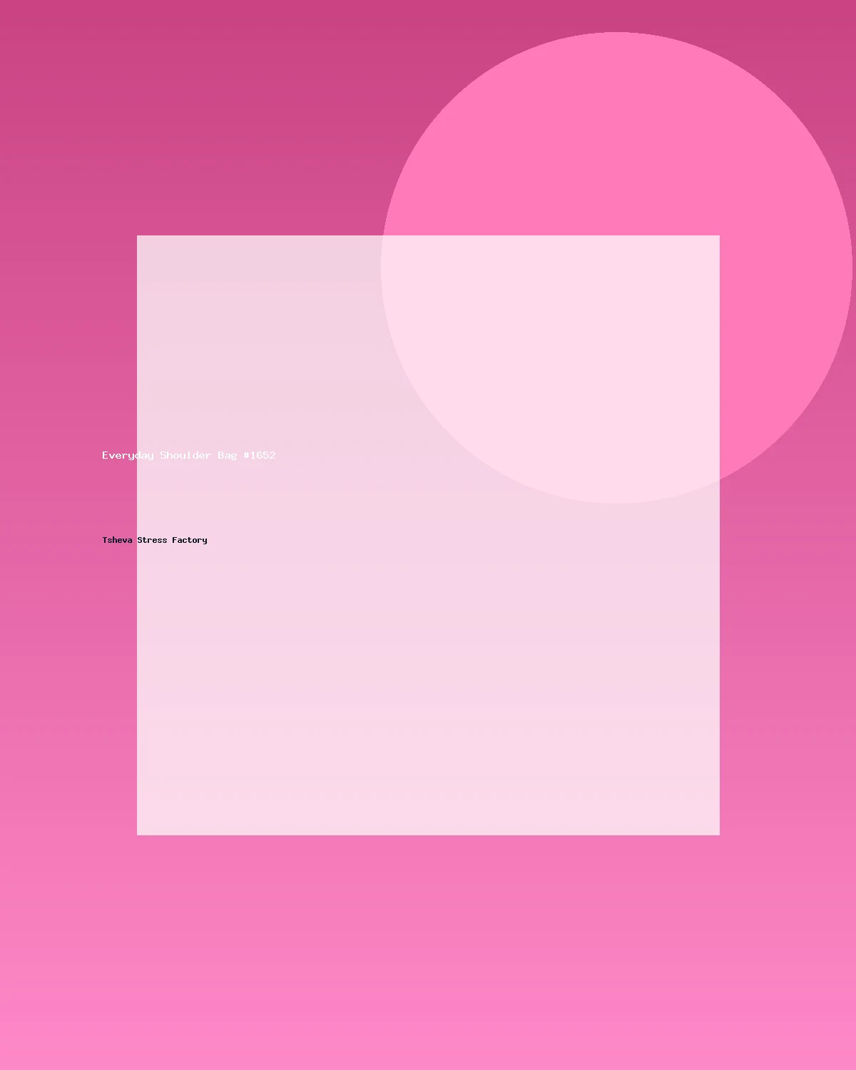 حقيبة كتف عملية #1652