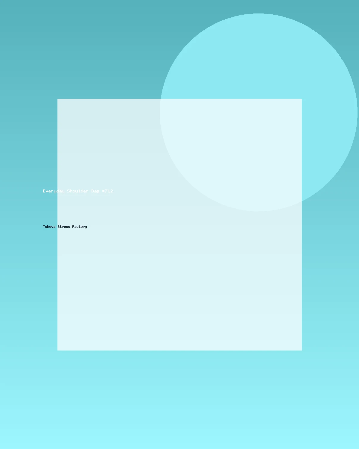 حقيبة كتف عملية #712